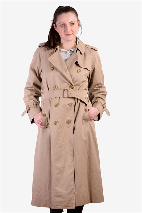 vintage burberry trench coat fake|vintage burberry trench coat women's.